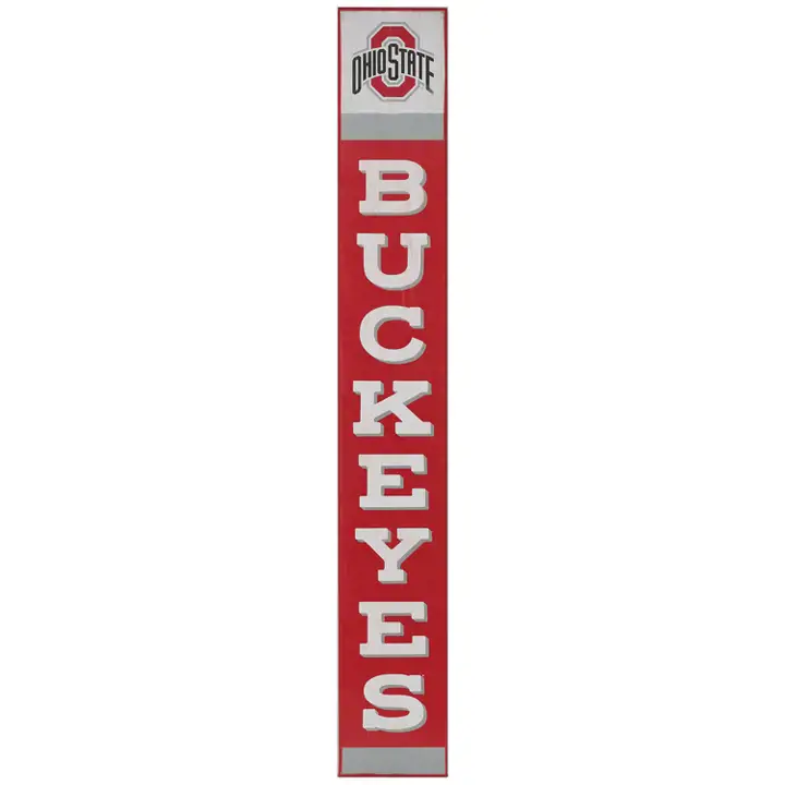 Panneau en bois vertical de l'équipe Ohio State Ast
