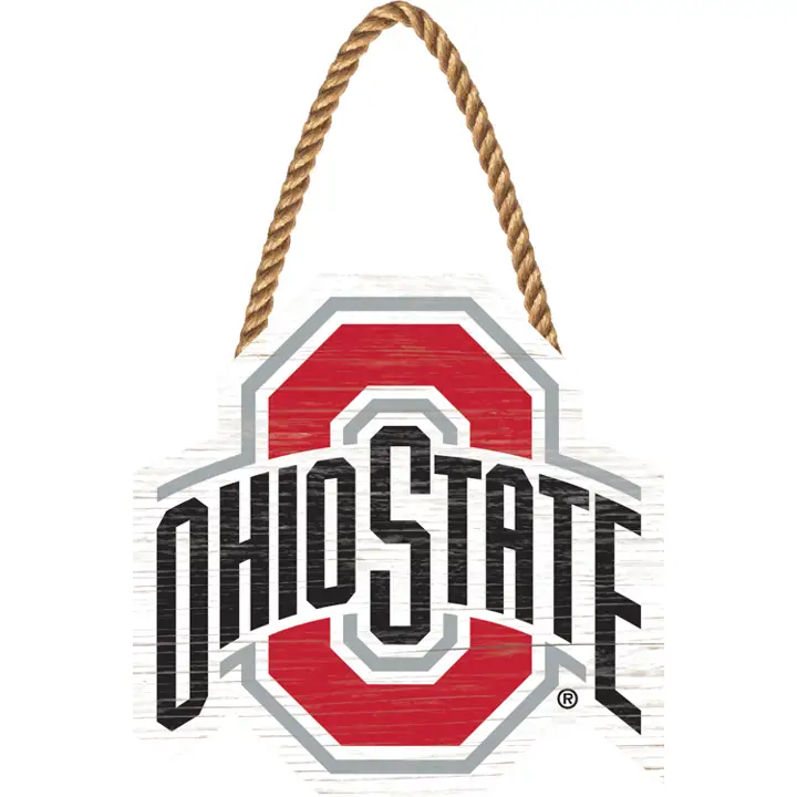 Panneau de bois suspendu Ohio State Team Ast