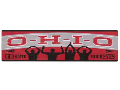 O-H-I-O Wood Sign 