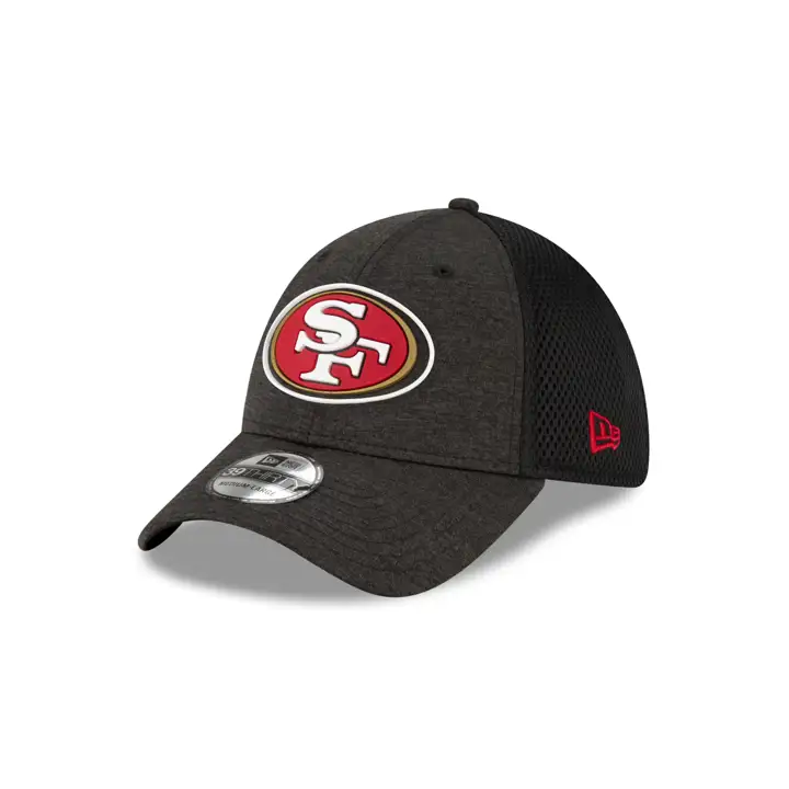 Casquette San Francisco 49ers NFL Shadow Tech Rubber Neo 39Thirty noire