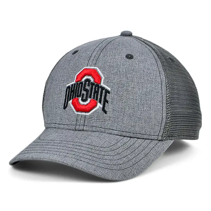 Ohio State Buckeyes NCAA ATM Trucker gris chiné/Charbon