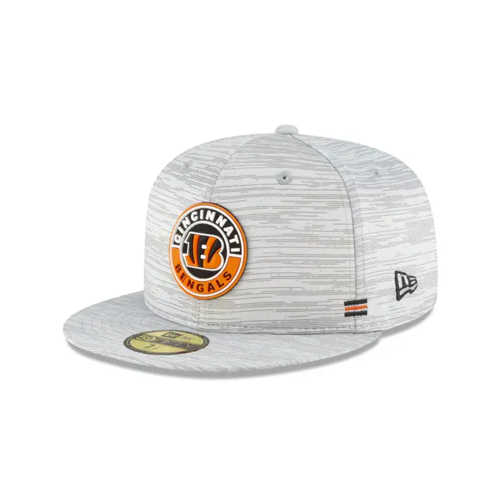 Casquette 59FIFTY Sideline des Cincinnati Bengals NFL 20 - Gris