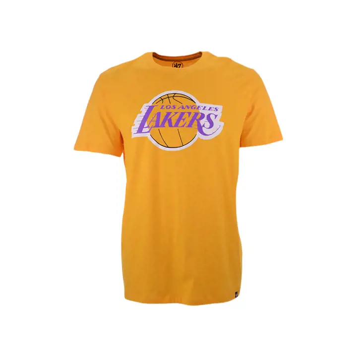 LAKERS NBA Imprimé Super Rival T-Shirt jaune