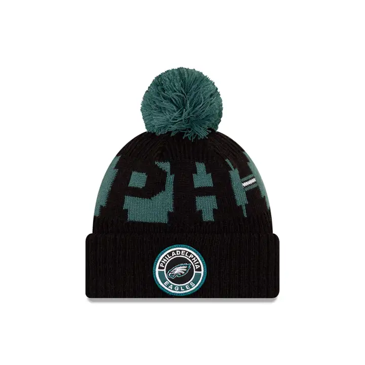 Philadelphie Eagles 20 NFL Bonnet Enfant Sport Vert/Noir
