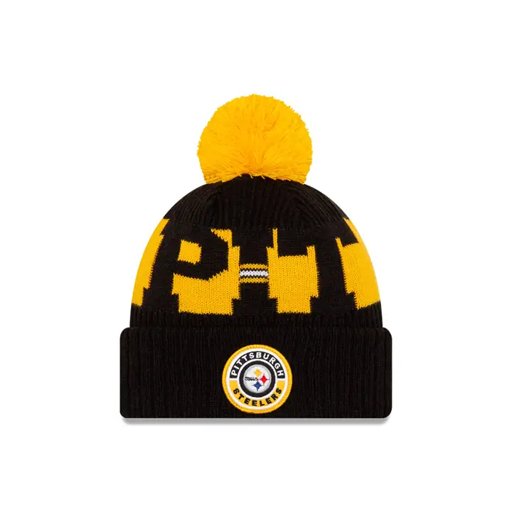 Pittsburgh Steelers Bonnet tricoté sport NFL 20 YEL/BLK