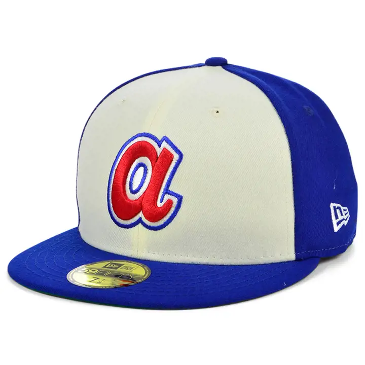 CASQUETTE 59FIFTY RBL/AWHT ATLANTA BRAVES MLB COOP