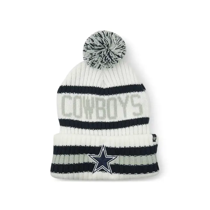 BONNET À POMPON '47 COWBOYS NFL Bering blanc/marine