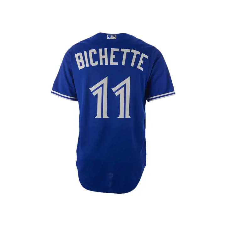 Maillot officiel de joueur Replica MLB Blue Jays Bo Bichette bleu