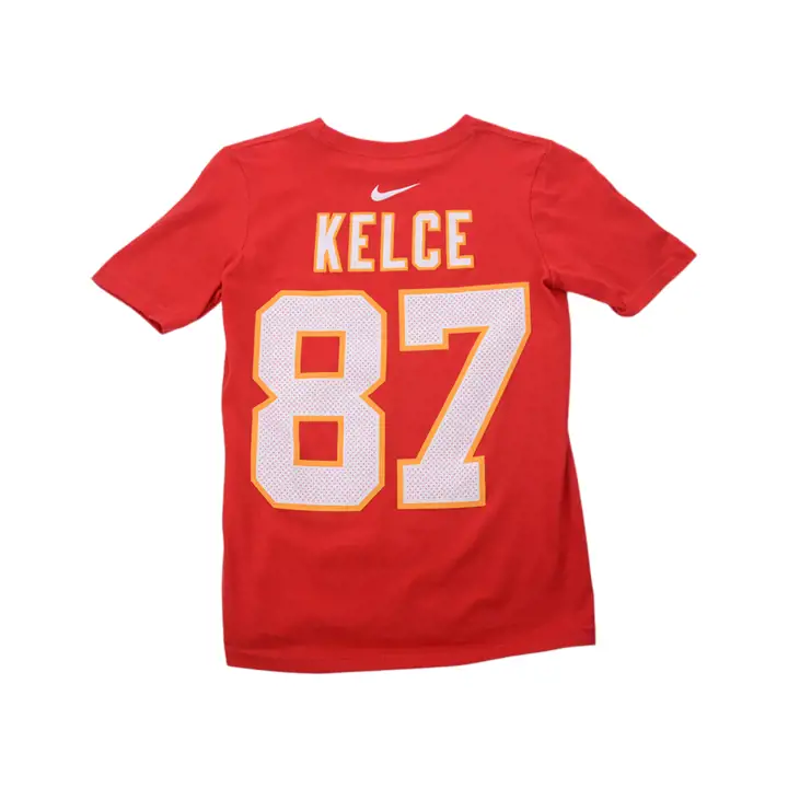 T-shirt NFL Youth Pride N&N Logo Chiefs Travis Kelce ROUGE