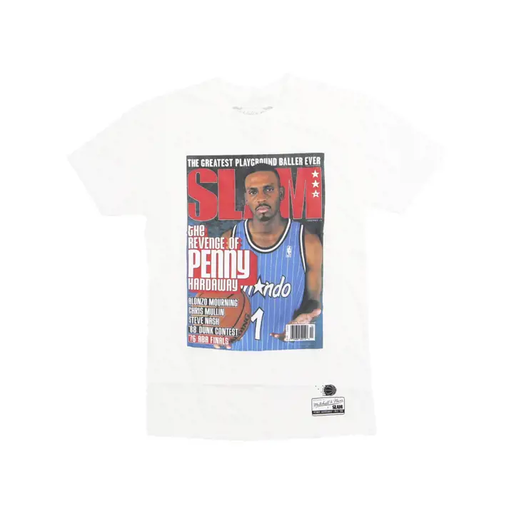 ORLANDO MAGIC NBA SLAM COVER 30 MAGIC PENNY HARDAWAY WHT