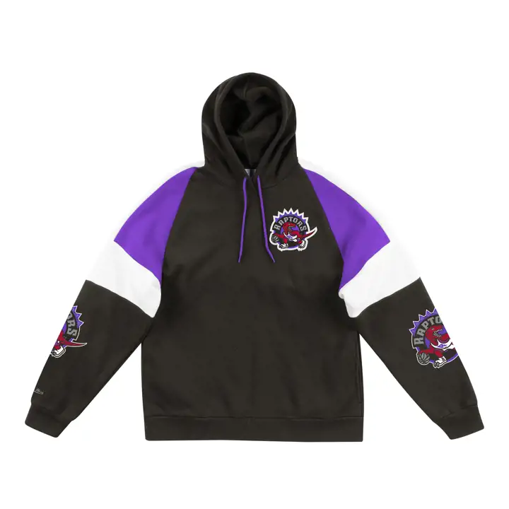 RAPTORS NBA MN Sweat à Capuche Replay Instantané Noir