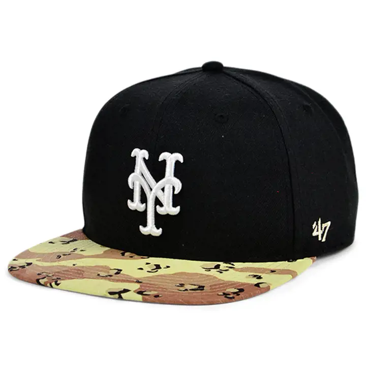 CASQUETTE SNAPBACK CAMO OPÉRATIONNELLE MLB DES METS DE NEW YORK NOIRE