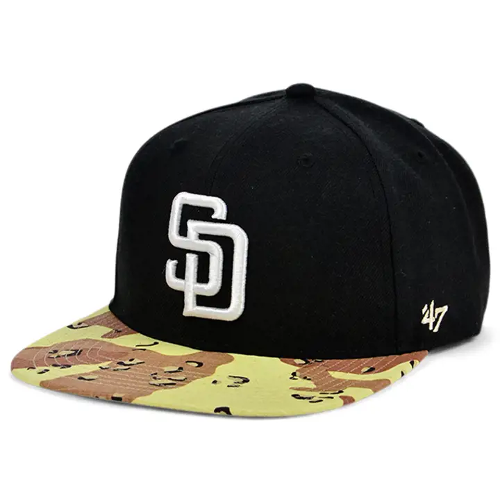 CASQUETTE SNAPBACK CAMOUFLAGE MLB SAN DIEGO PADRES NOIRE
