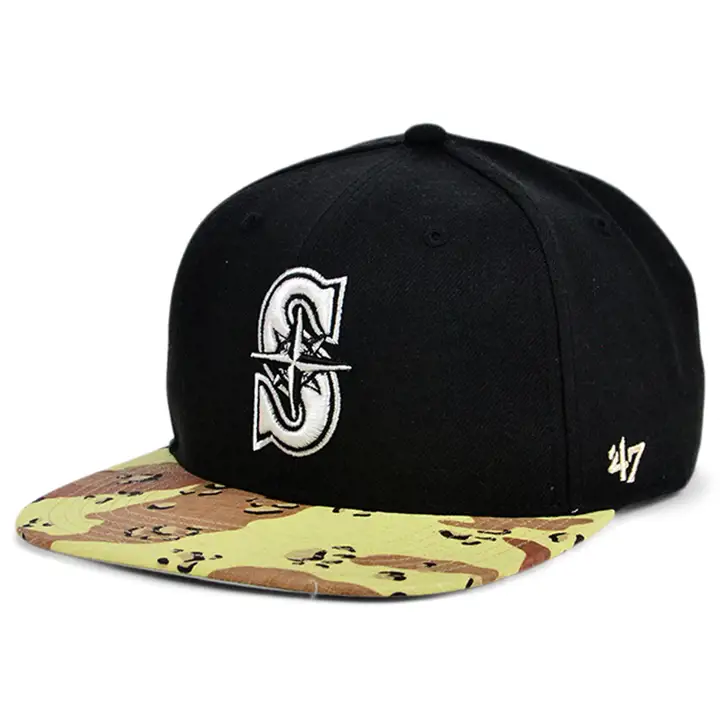 SEATTLE MARINERS MLB CASQUETTE CAMO SNAPBACK NOISETTE