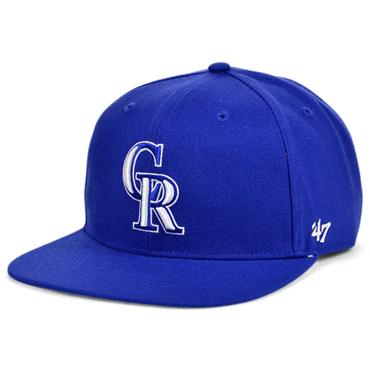 COLORADO ROCKIES MLB Couleurs Pas de Coupe '47 Captain RBL