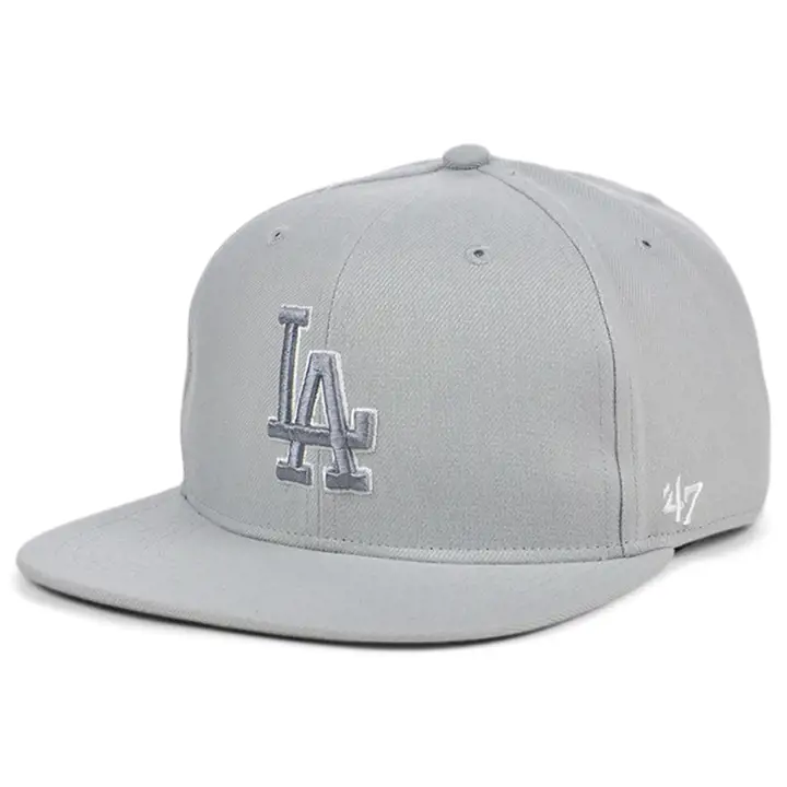 LOS ANGELES DODGERS Couleurs MLB No Shot Casquette '47 Captain GRY