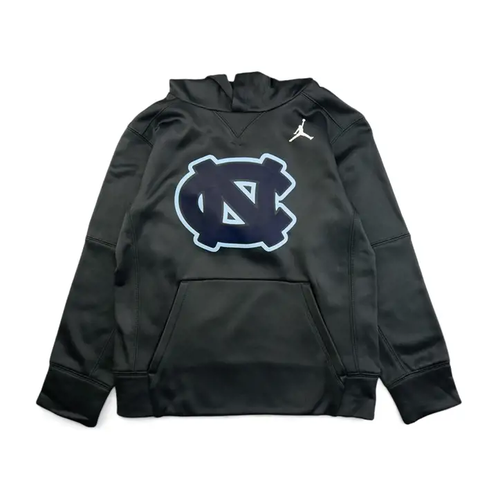 Sweat à capuche Nike Therma pour jeune NCAA North Carolina Anthracite