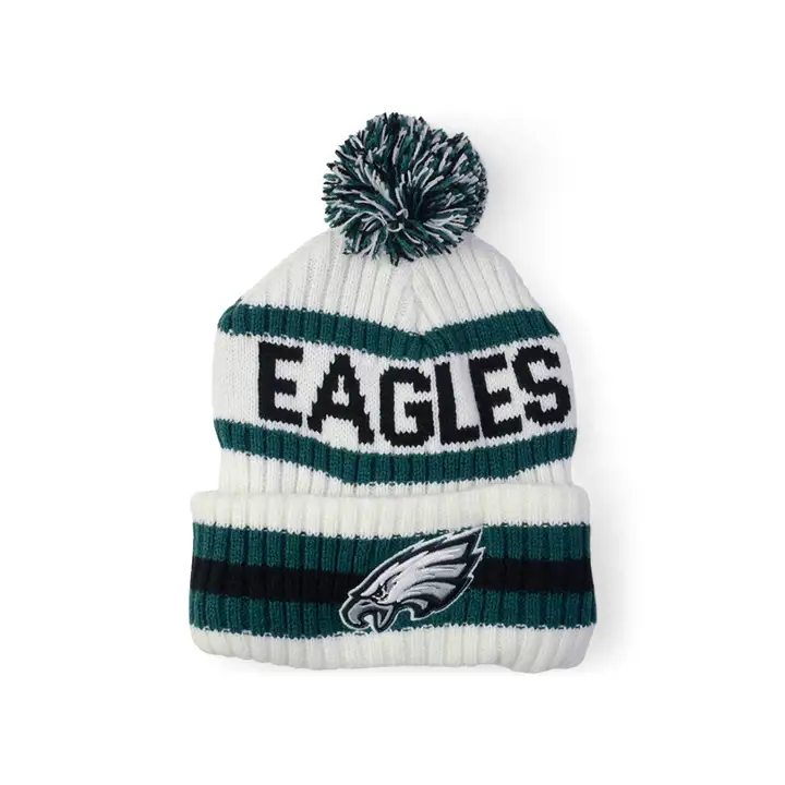 Bonnet pompon Philadelphia Eagles NFL '47 blanc Bering