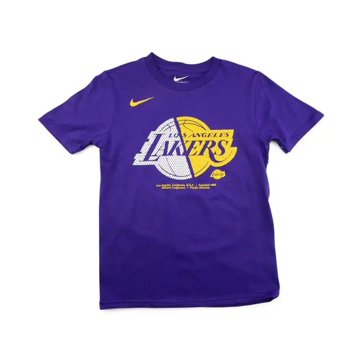T-shirt LAKERS NBA Youth Logo pur