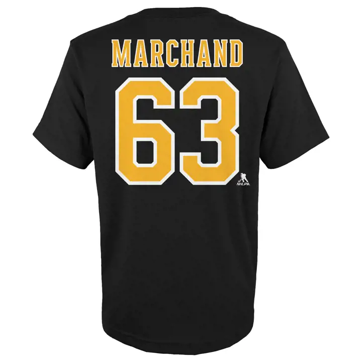 T-shirt Bruins LNH jeune joueur Brad Marchand noir
