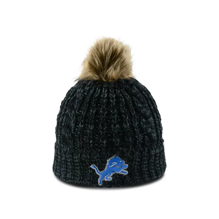 Detroit Lions NFL Femme Meeko Tricot NOIR