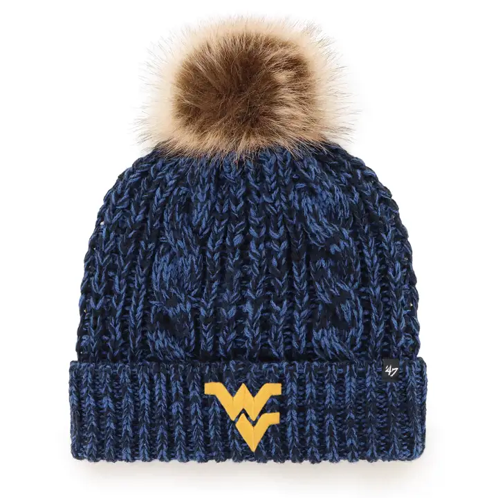 West Virginia Mountaineers NCAA Femme TC Meeko Tricot marine