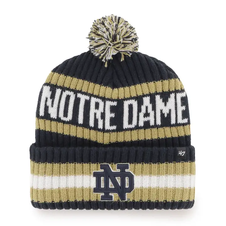 Notre Dame Fighting Irish NCAA Bering Bonnet marin