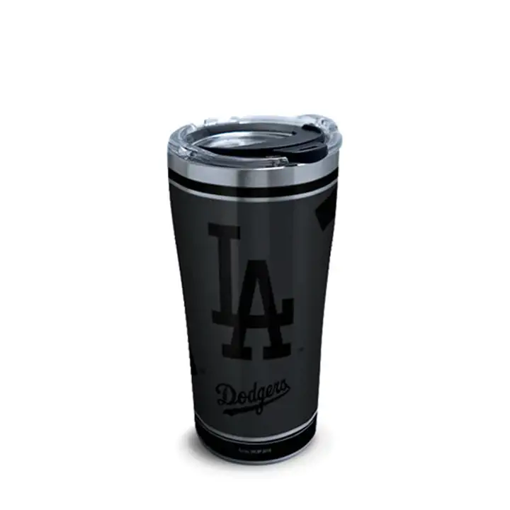 Los Angeles Dodgers Gobelet isotherme en acier inoxydable 20 oz MLB Black Out
