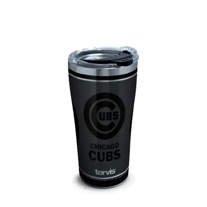 Chicago Cubs 20oz MLB en acier inoxydable noir
