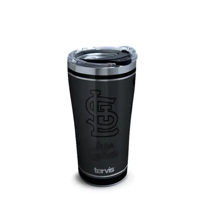 Bouteille St. Louis Cardinals 20oz MLB en acier inoxydable noir