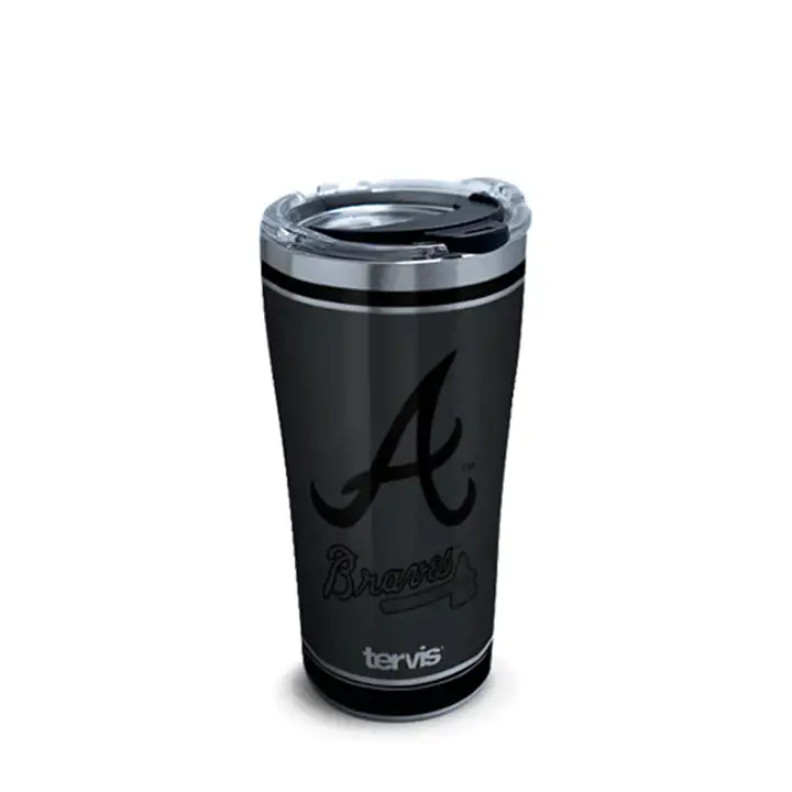 Atlanta Braves 20oz MLB Noir Acier Inoxydable n/c