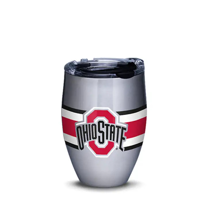Gobelet en acier inoxydable NCAA 355 ml Ohio State Buckeyes noir