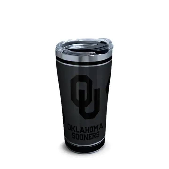 Bouteille isotherme en acier inoxydable Oklahoma Sooners 20 oz NCAA noire