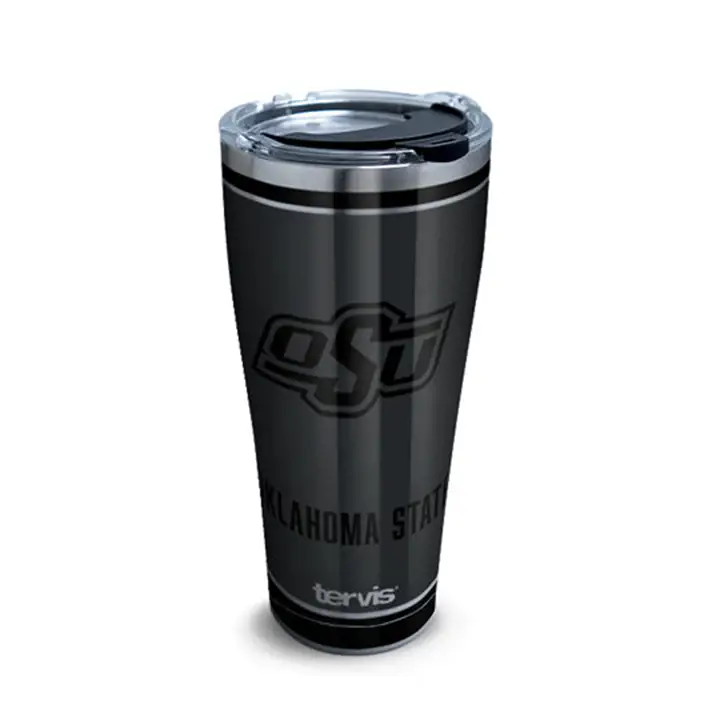 Bouteille en acier inoxydable Oklahoma State Cowboys 30 oz NCAA Black Out