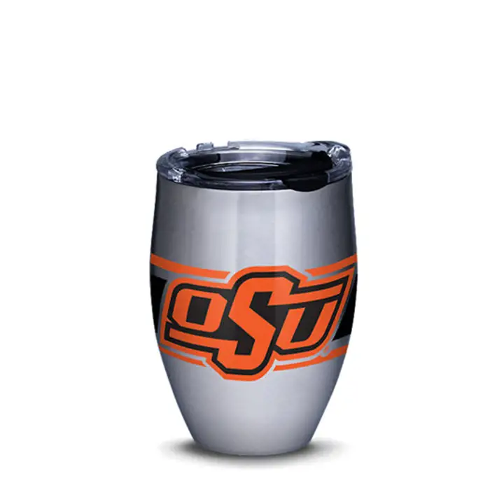 Gobelet en acier inoxydable NCAA Oklahoma State Cowboys de 355 ml, noir