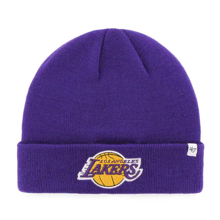 Los Angeles Lakers NBA TC Bonnet tricoté à revers