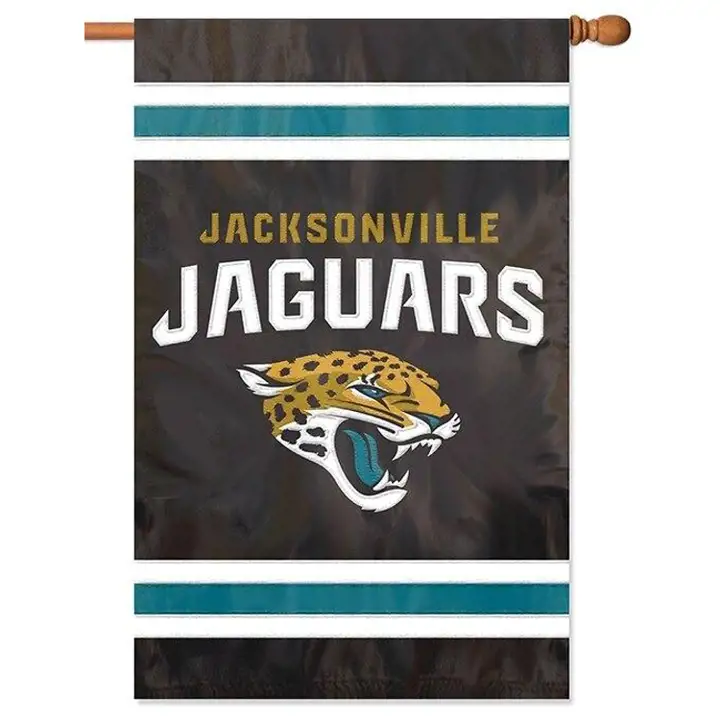 JAGUARS DRAPEAU DE MAISON APPLIQUÉ Ast