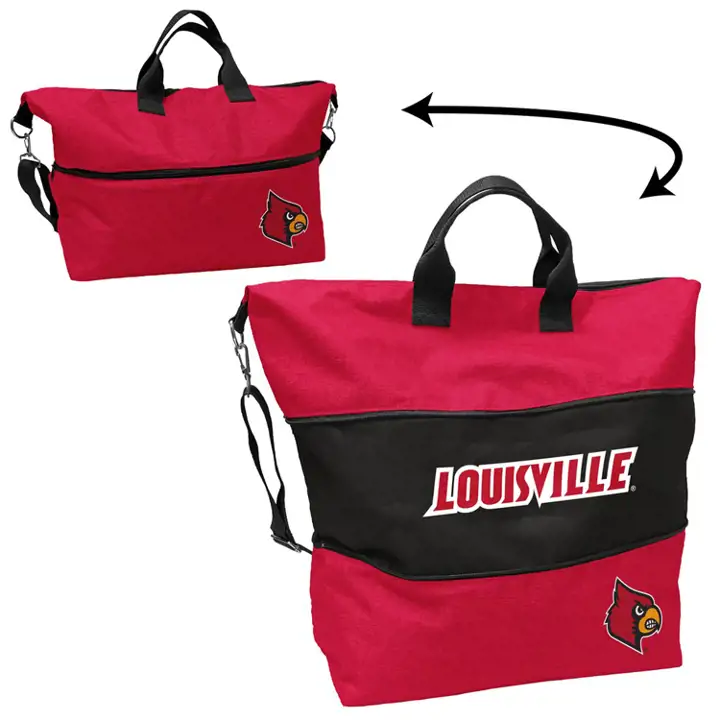 Sac fourre-tout extensible Crosshatch Louisville blanc/rouge
