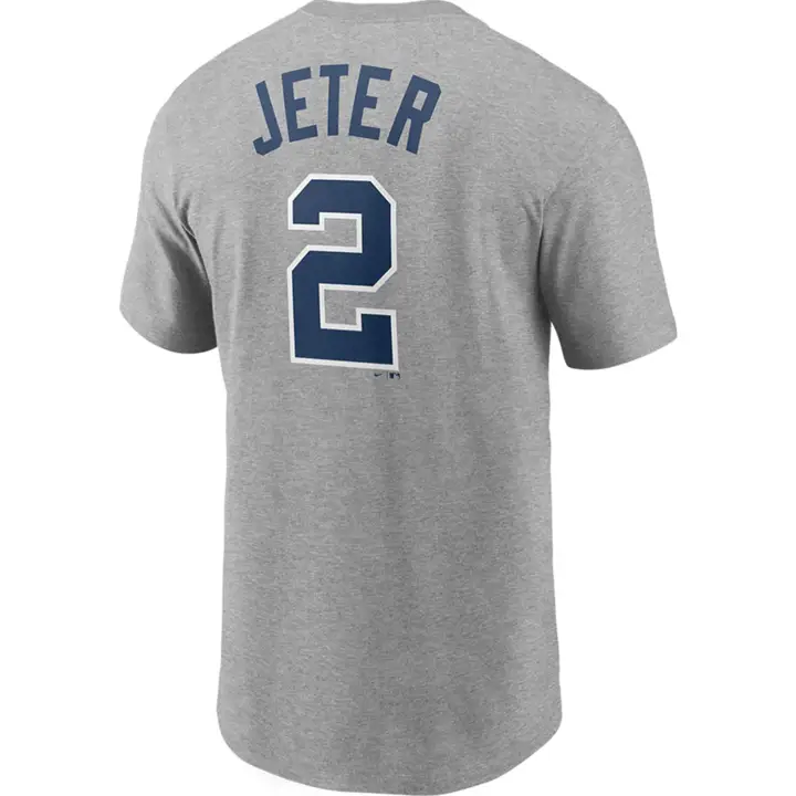 T-shirt Joueur New York Yankees MLB Nike Coop N&N Jeter gris
