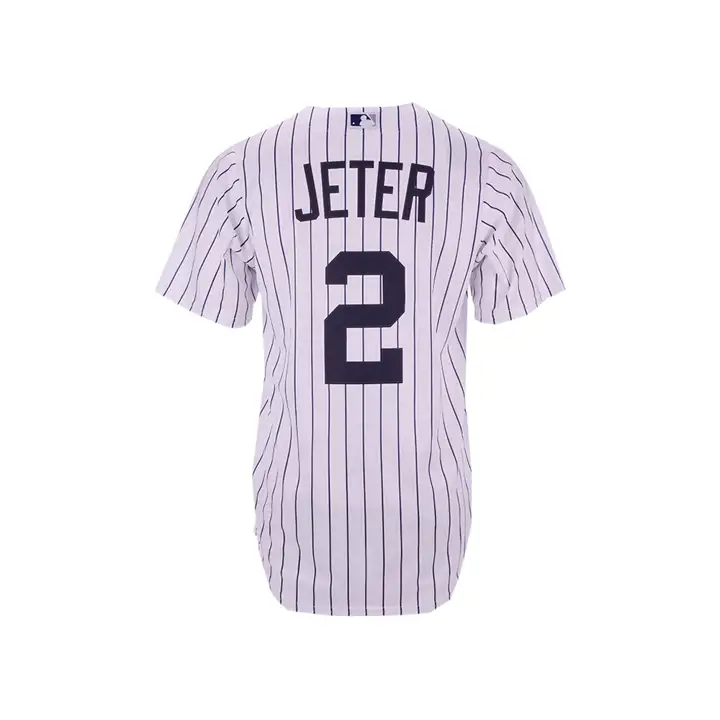 Maillot Réplique de Joueur Yankees MLB Nike Coop Derek Jeter BLC/
