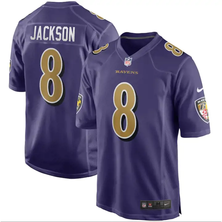 Maillot de football américain NFL Baltimore Ravens Lamar Jackson VIO