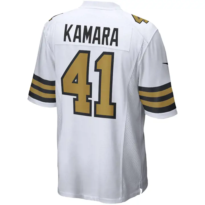 Maillot NFL New Orleans Saints Alvin Kamara BLANC/OR