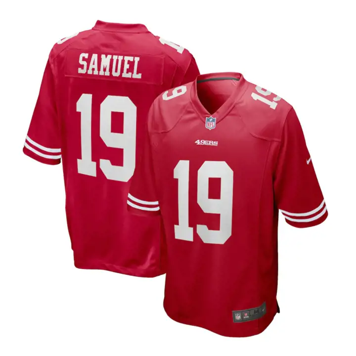 Maillot de match NFL San Francisco 49ers Deebo Samuel ROUGE