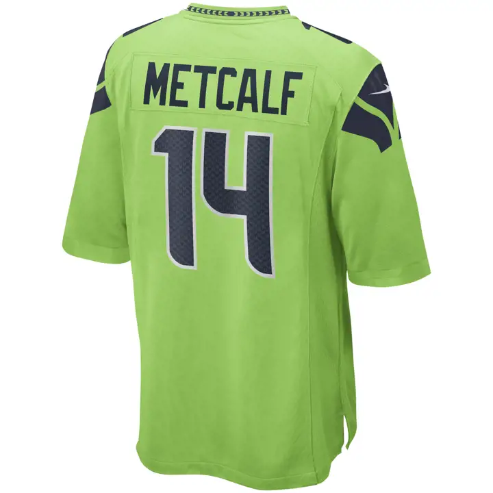 Maillot NFL Seattle Seahawks D.K. Metcalf LIME