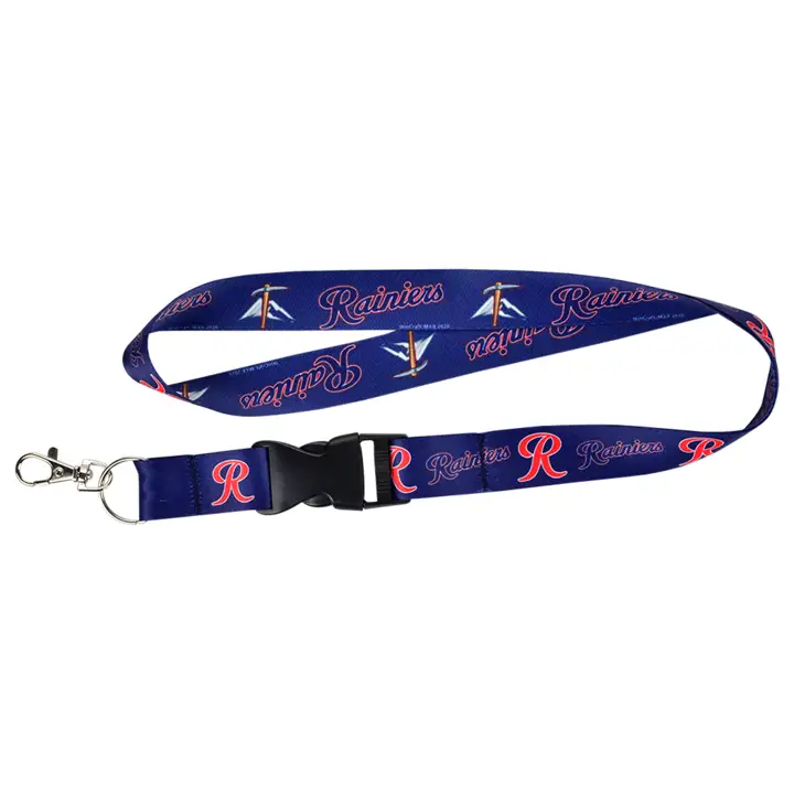"Cordon de cou Tacoma Rainiers de 2,5 cm avec boucle détachable, couleurs assorties"