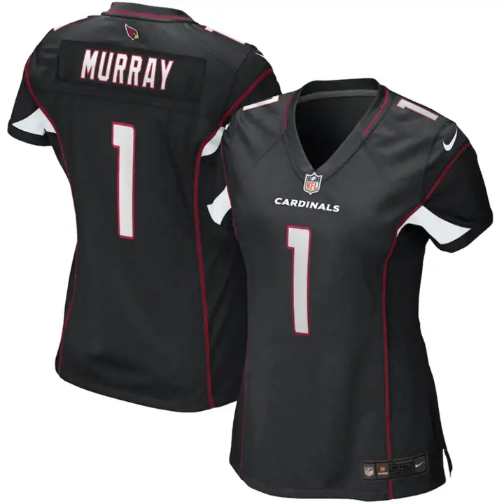 Maillot de match NFL pour femme Arizona Cardinals Kyler Murray NOIR