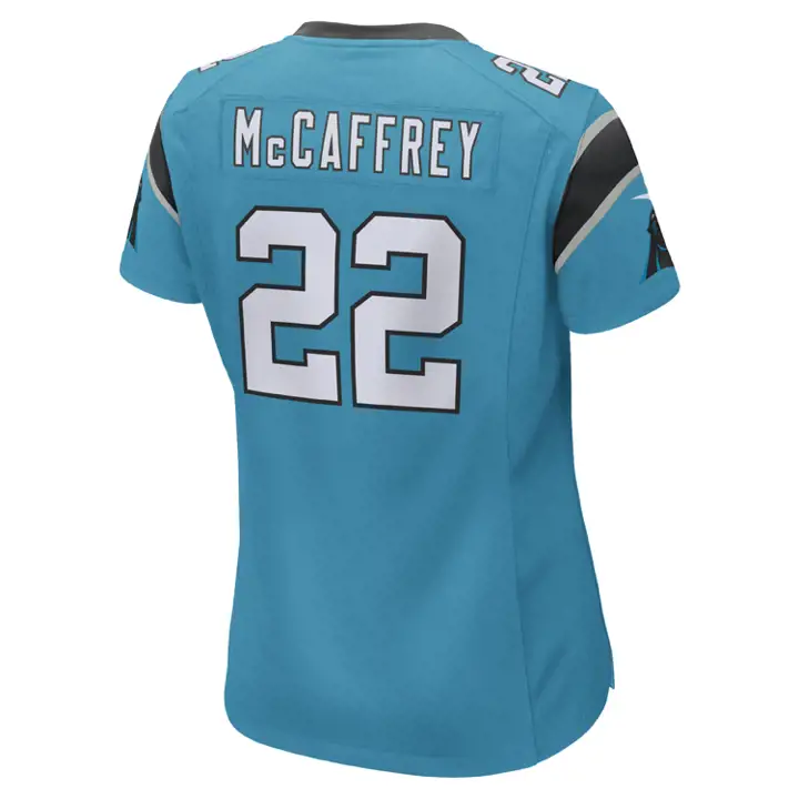 Maillot de match NFL Carolina Panthers Femme Christian McCaffrey B