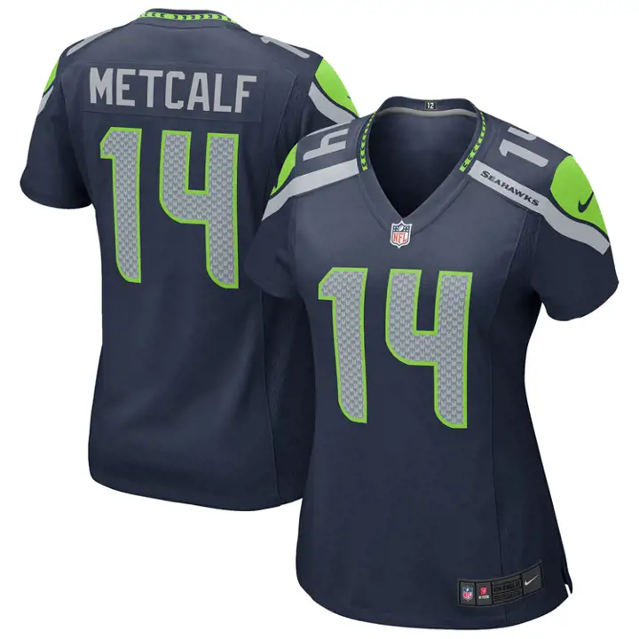 Maillot Seattle Seahawks NFL Femme Game D.K. Metcalf BLEU MARINE