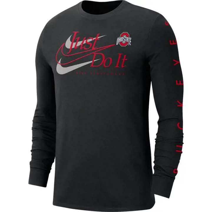 T-Shirt Manches Longues Ohio State Buckeyes NCAA JDI Futura 20 BLK