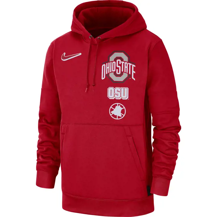 Sweat à capuche Nike Therma Buckeyes de l'Ohio State 20 R